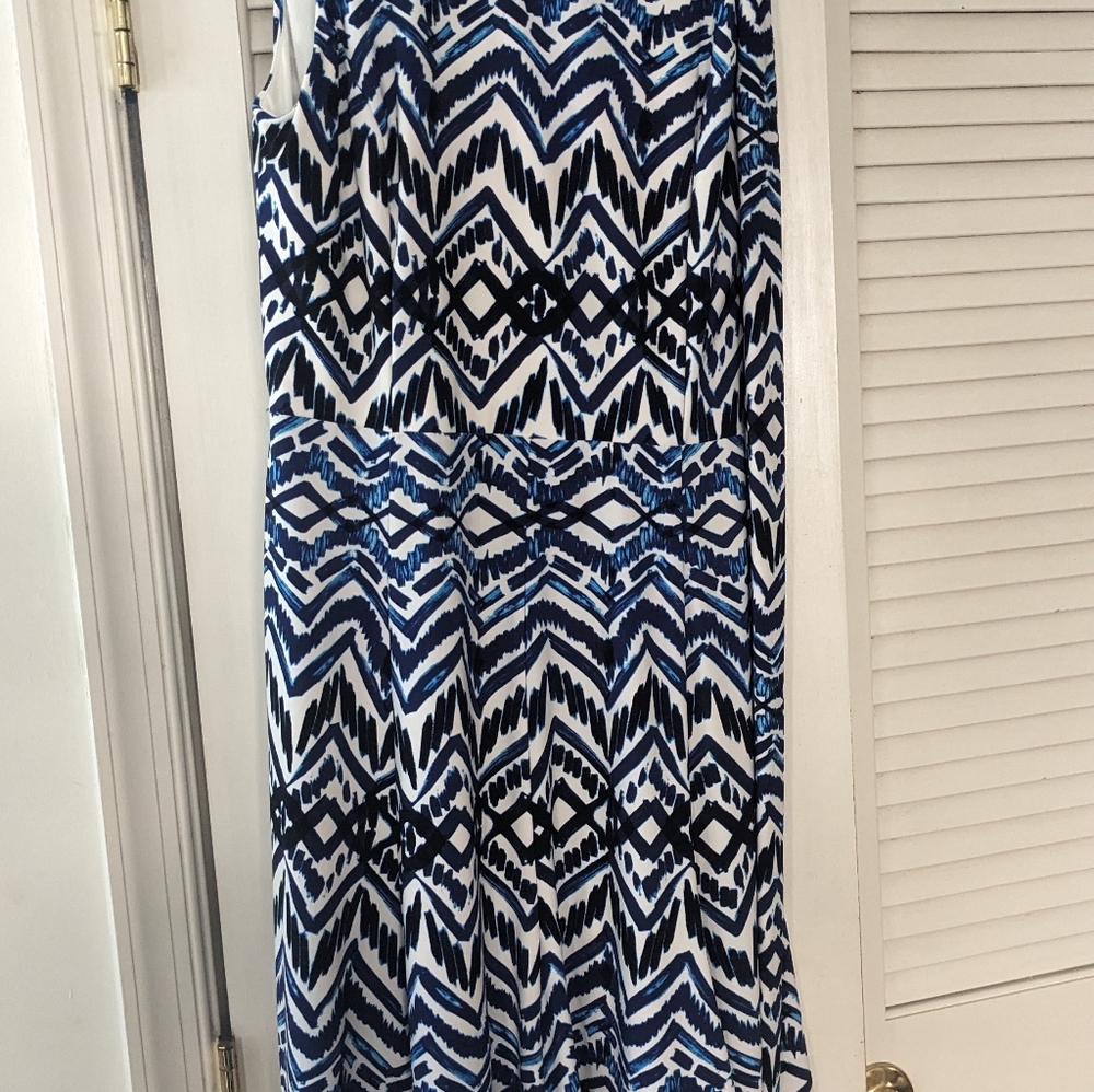 Classic Ralph Lauren Fit And Flare Dress